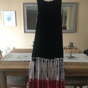 INC STRAPLESS MAXI M